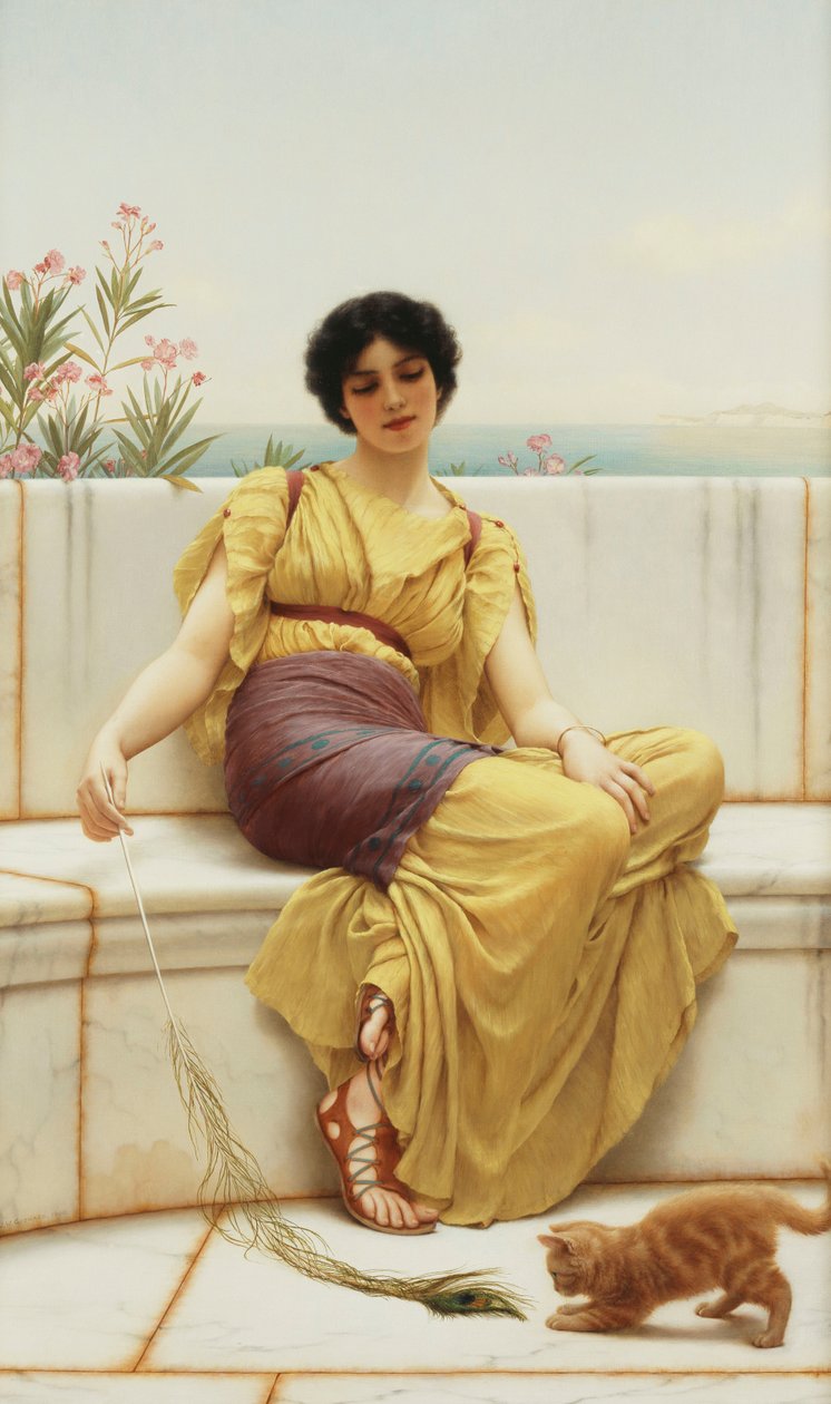 Joutilaisuus, 1900 tekijältä John William Godward