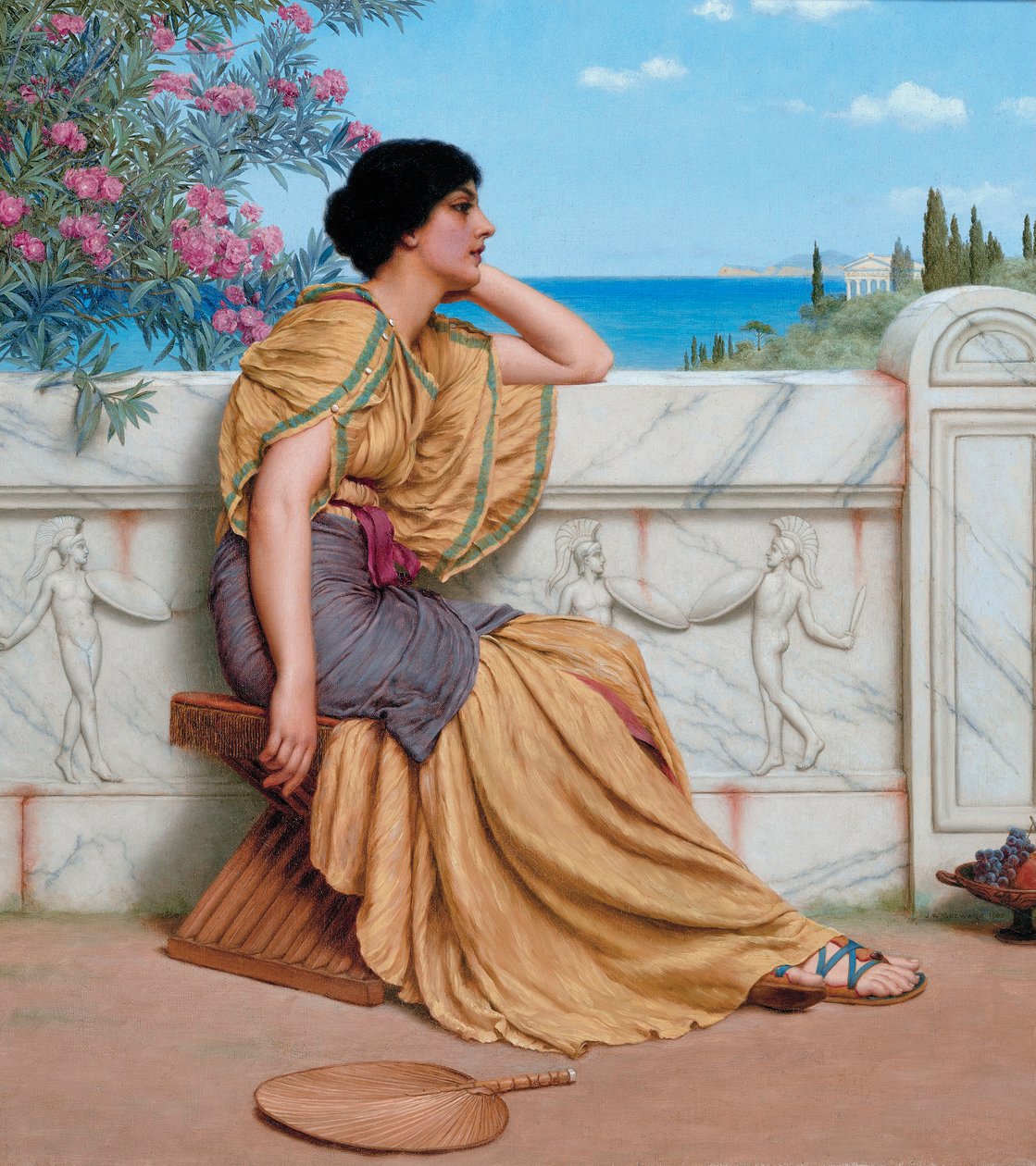 Vapaa-aika, kirjoittanut John William Godward tekijältä John William Godward