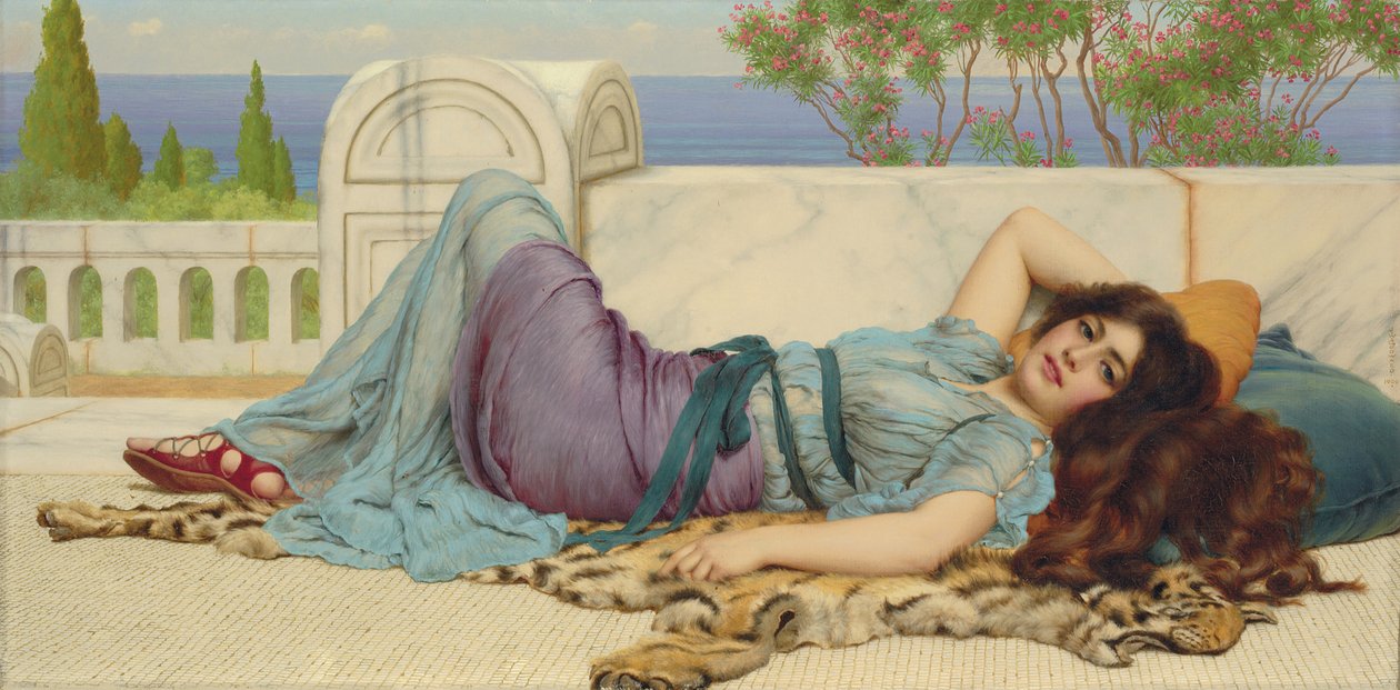 Pahat ja lepo, 1909 tekijältä John William Godward
