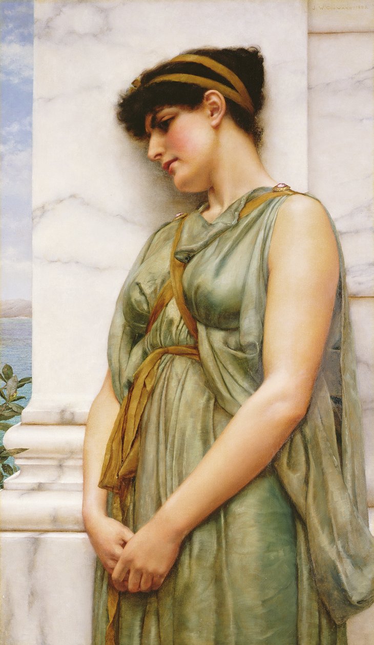 Pompeian tyttö tekijältä John William Godward