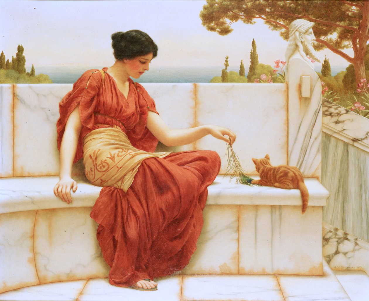 Suosikki, 1901 tekijältä John William Godward