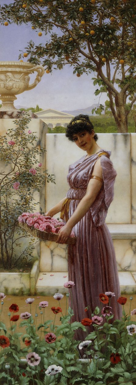 Venuksen kukat, 1890 tekijältä John William Godward
