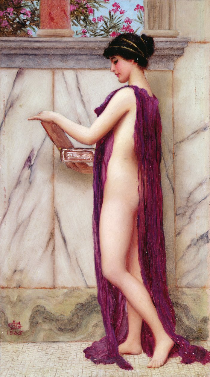 Jalokivilaatikko (arvokas lahja) tekijältä John William Godward