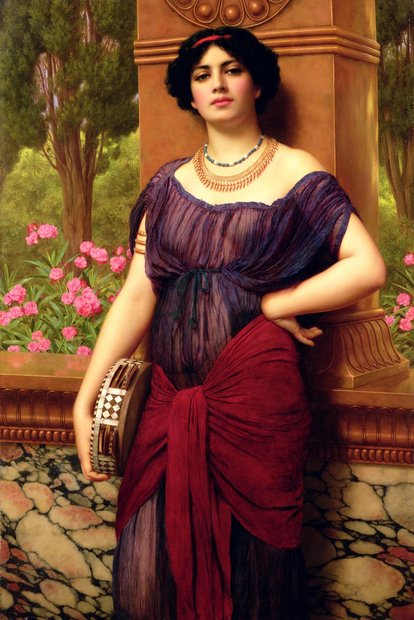 Huonekalut ja erilaiset esineet 1100- ja 1300-luvuilta tekijältä John William Godward