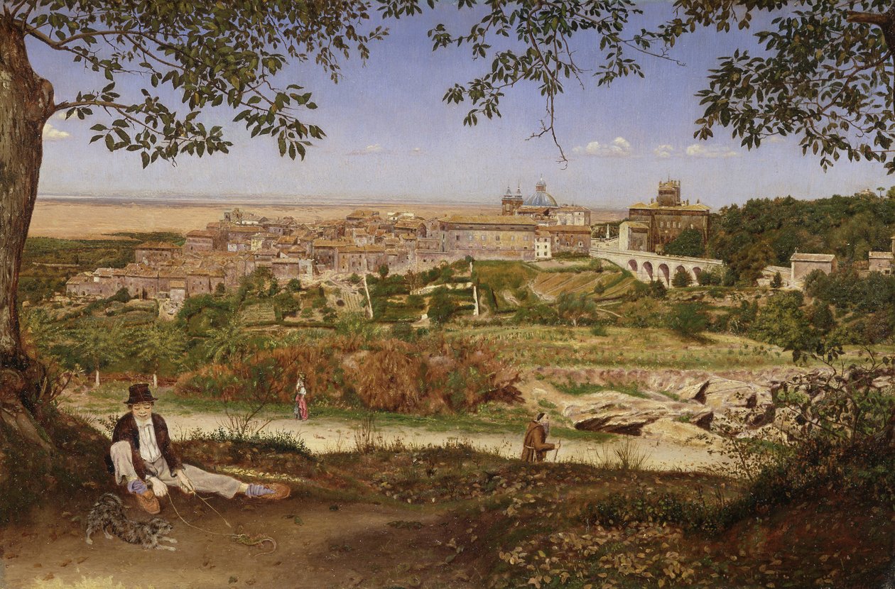 Ariccia, lähellä Roomaa, Italia tekijältä John William Inchbold