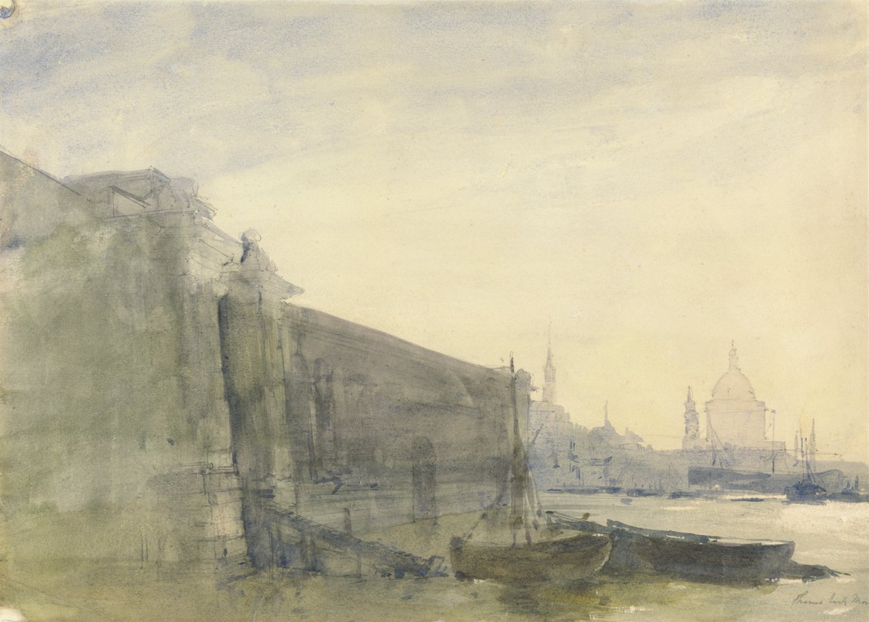 Thames, aikainen aamu, kohti St. Paul
