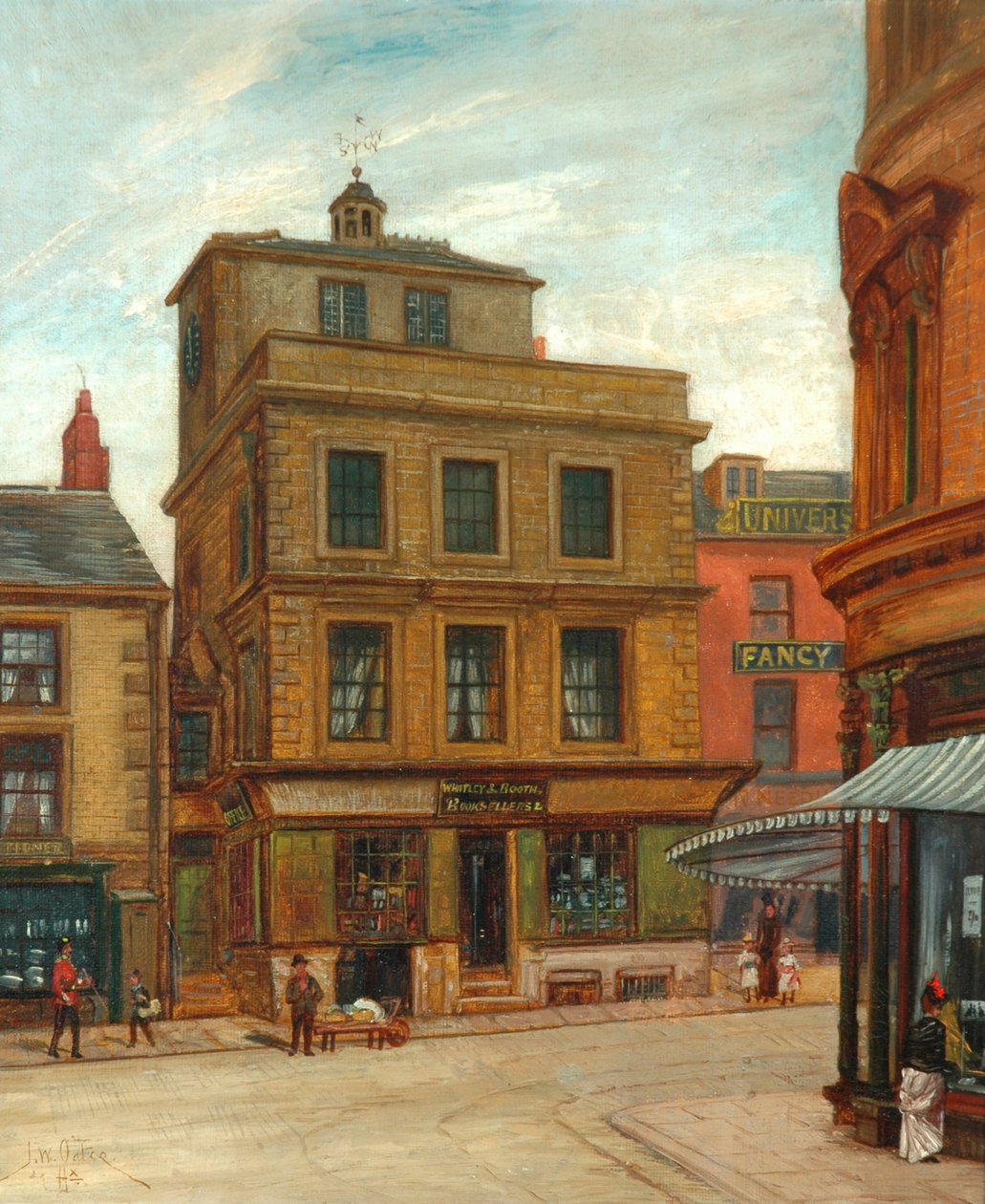 "The Castle, Market Street, Halifax", n. 1895 tekijältä John William Oates