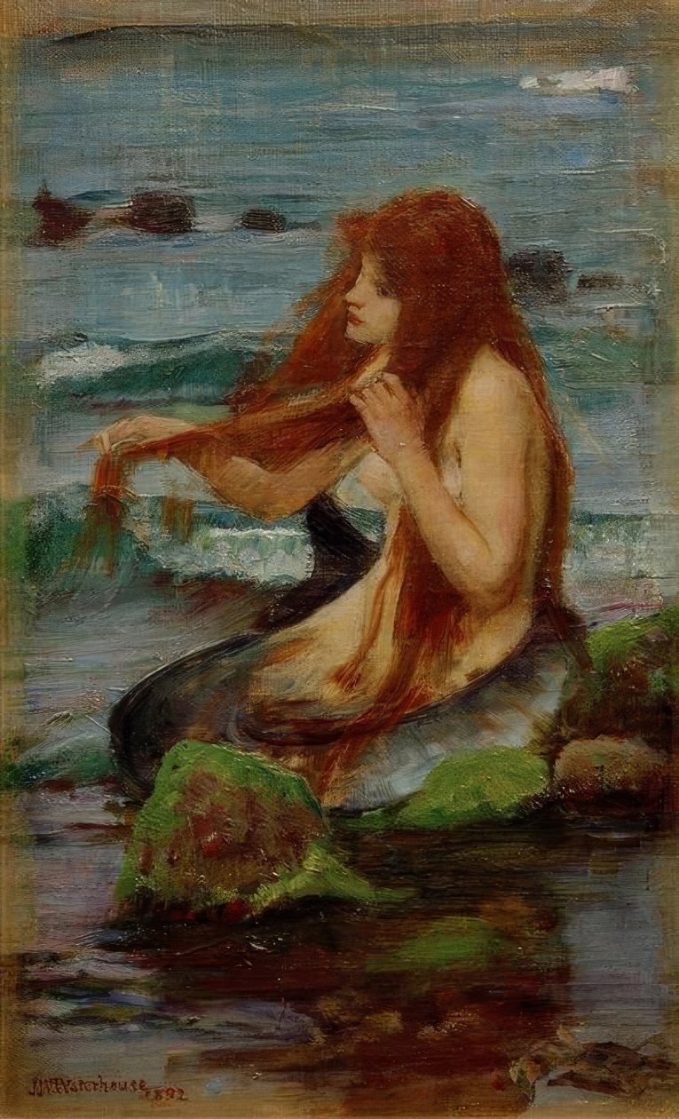 Merenneito tekijältä John William Waterhouse