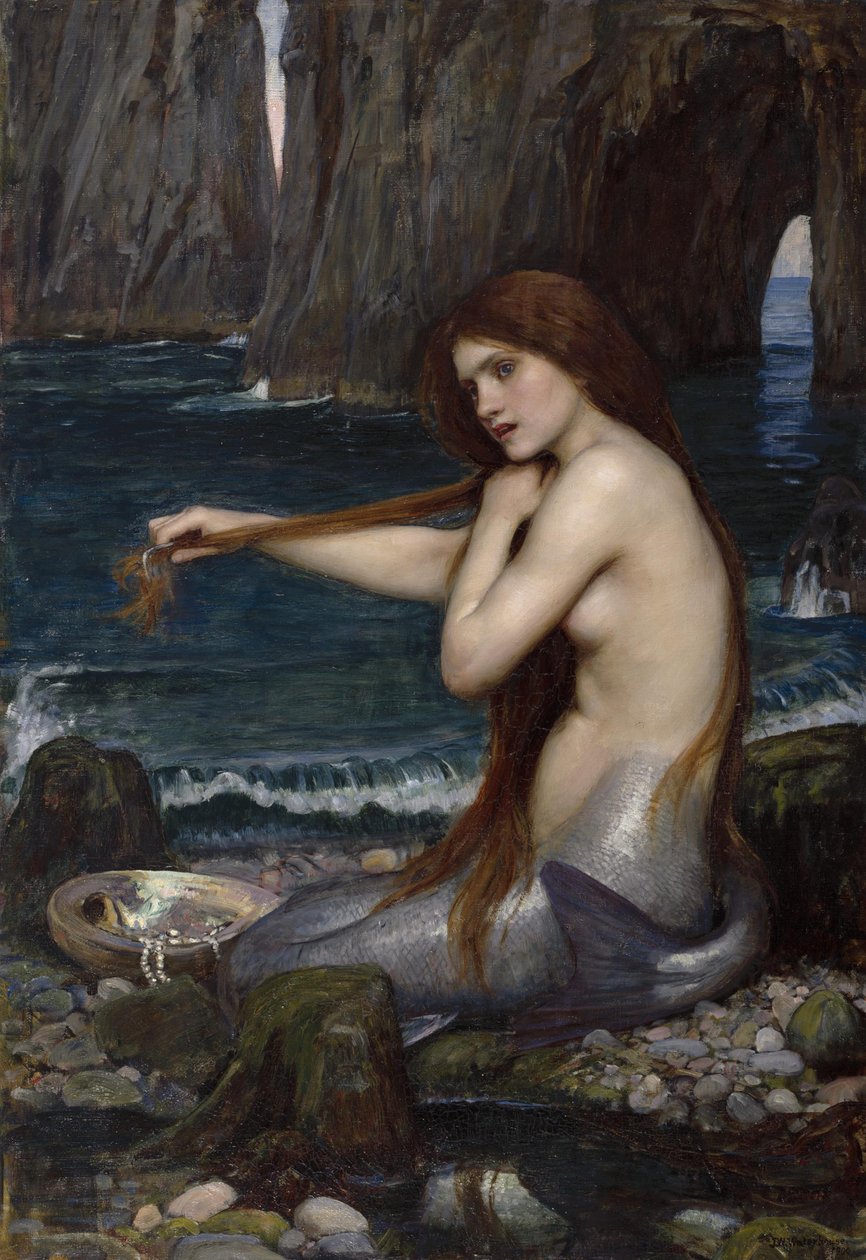 Merenneito, 1900 tekijältä John William Waterhouse