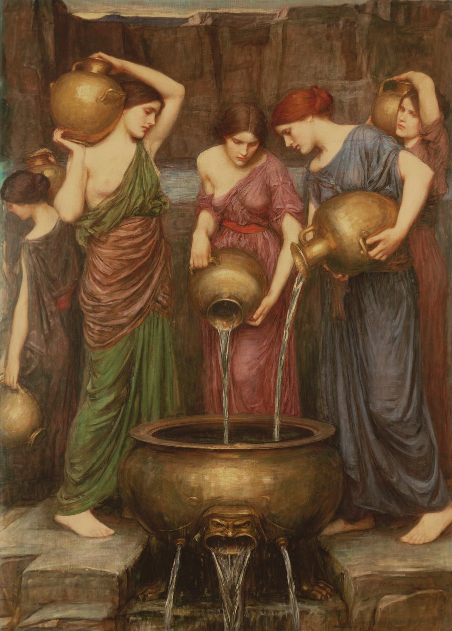 Danaides, 1904 tekijältä John William Waterhouse