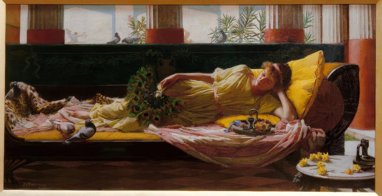 Dolce far Niente tekijältä John William Waterhouse