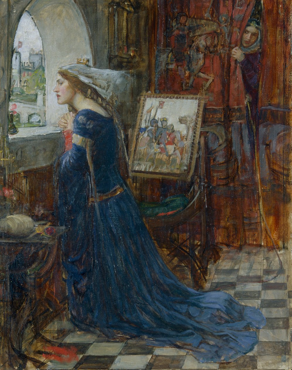 "Fair Rosamund", 1916 tekijältä John William Waterhouse