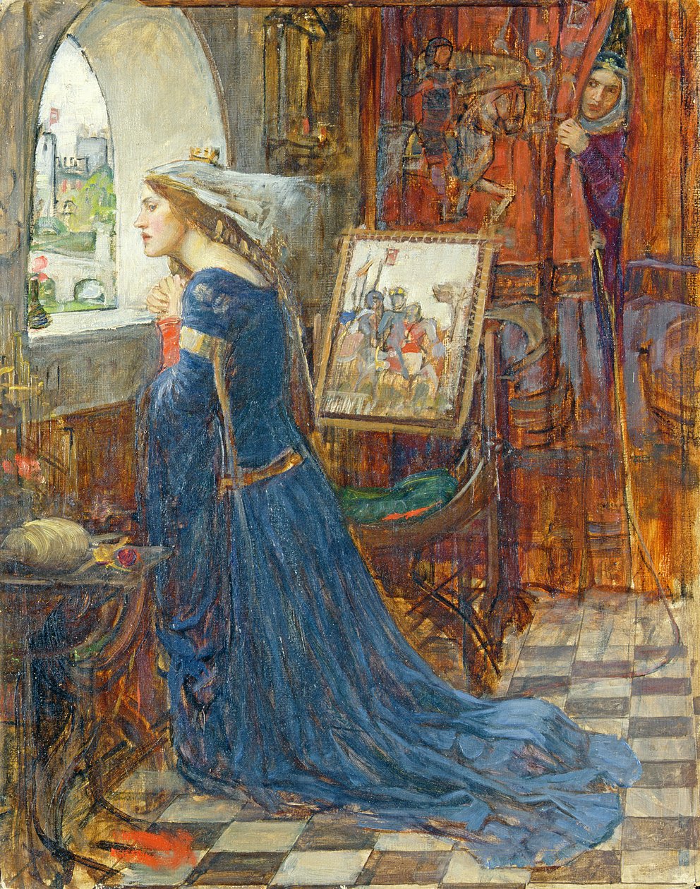 Fair Rosamund, noin 1916 (öljy kankaalle). tekijältä John William Waterhouse