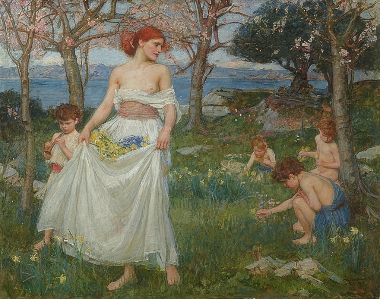 Kevät laulu. 1913 tekijältä John William Waterhouse