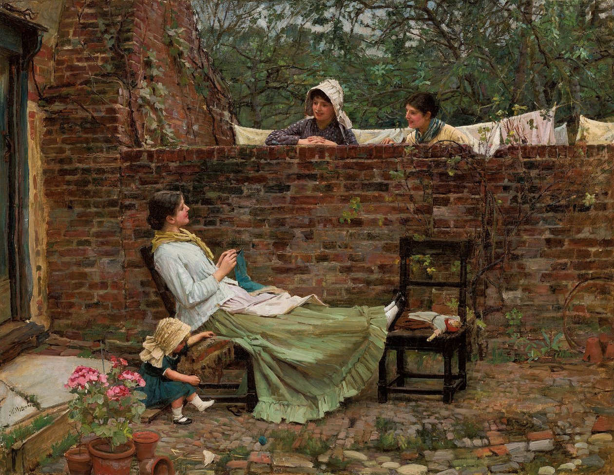 Juorut, c. 1885 tekijältä John William Waterhouse