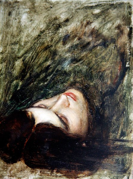 Orpheuksen johtaja – luonnos, n. 1899-1900 (öljy levylle) tekijältä John William Waterhouse
