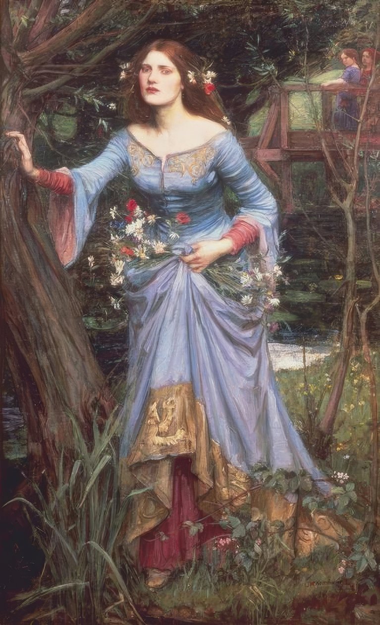 Ophelia / Waterhouse / 1910 tekijältä John William Waterhouse