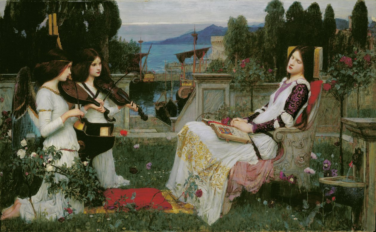 Pyhä Cecilia tekijältä John William Waterhouse