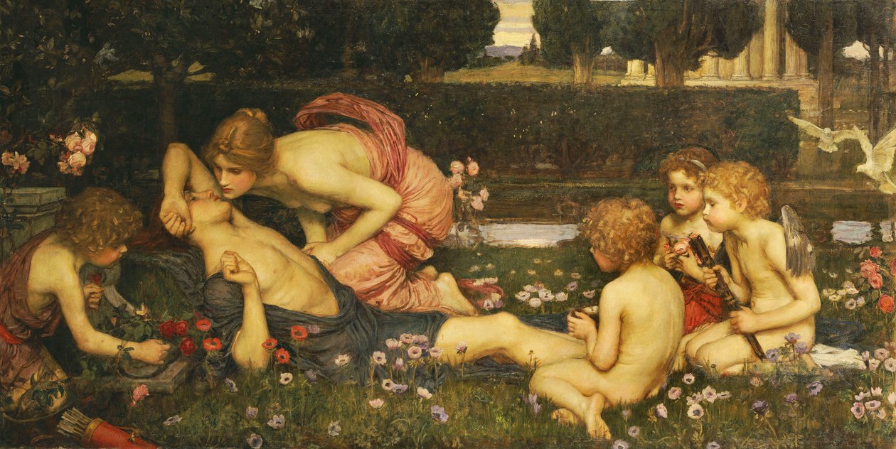 Adoniksen herääminen, 1899 tekijältä John William Waterhouse