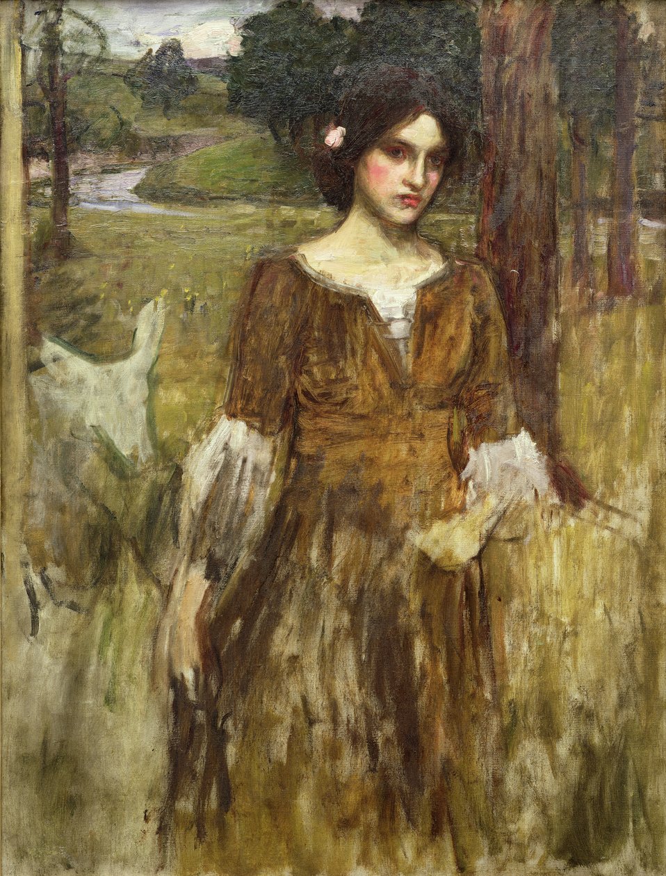 Lady Clare, noin 1900 tekijältä John William Waterhouse
