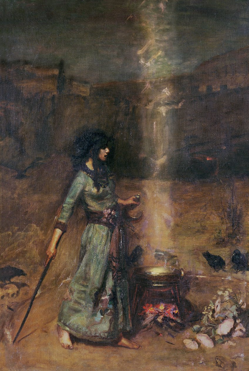 Maaginen ympyrä tekijältä John William Waterhouse