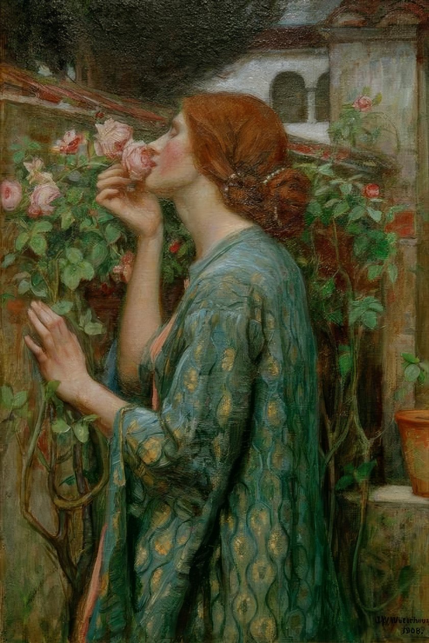 Ruusun sielu tekijältä John William Waterhouse