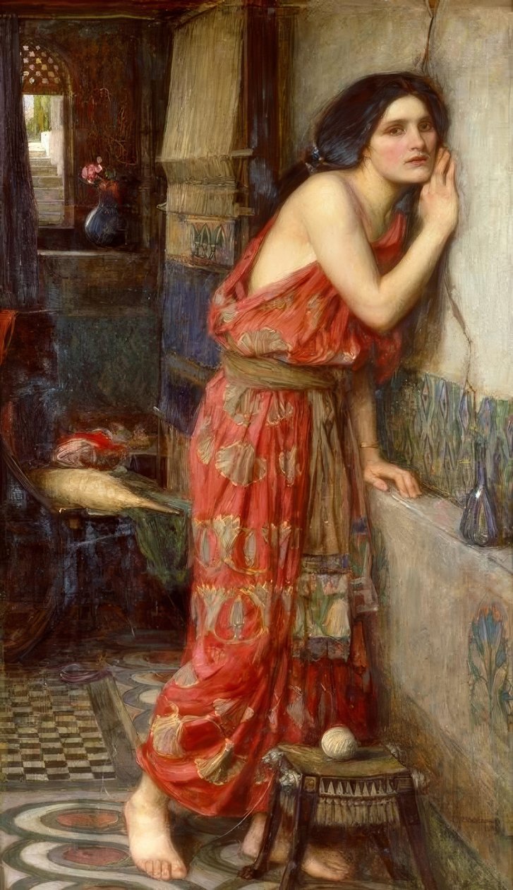 Thisbe tai Kuuntelija tekijältä John William Waterhouse