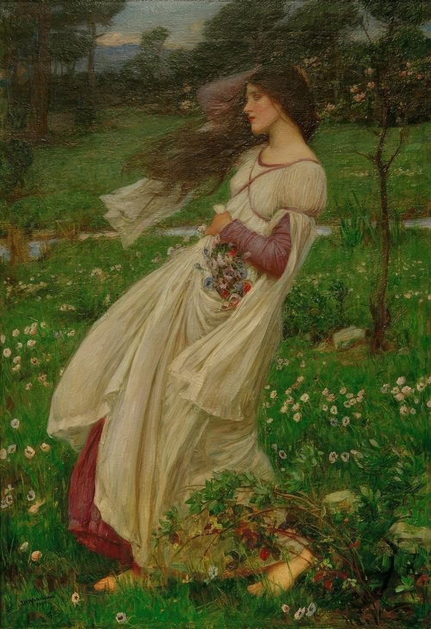 Tuulenkukat tekijältä John William Waterhouse