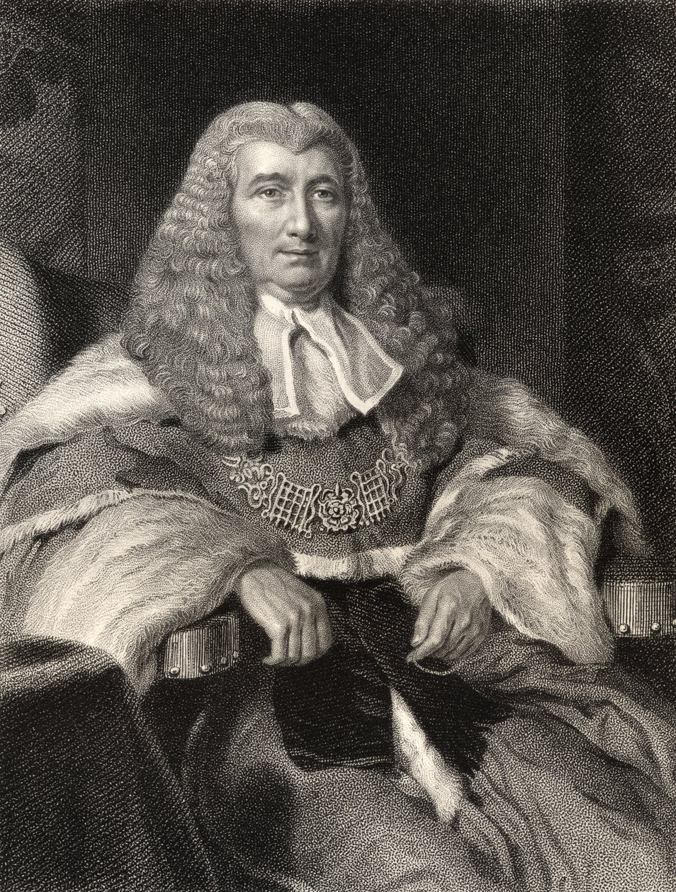 Charles Abbott, 1st Baron Tenterden, kaiverrus W. Holl, National Portrait Gallery, osa II, julkaistu n. 1835 tekijältä John William Wright