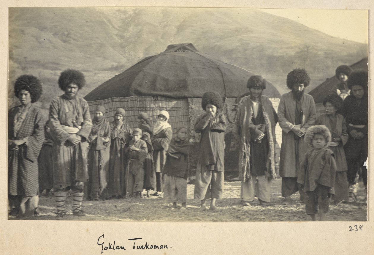 Razavi Khorasanin maakunta, Iran, n. 1908 (b/w kuva) tekijältä John Williams Watson