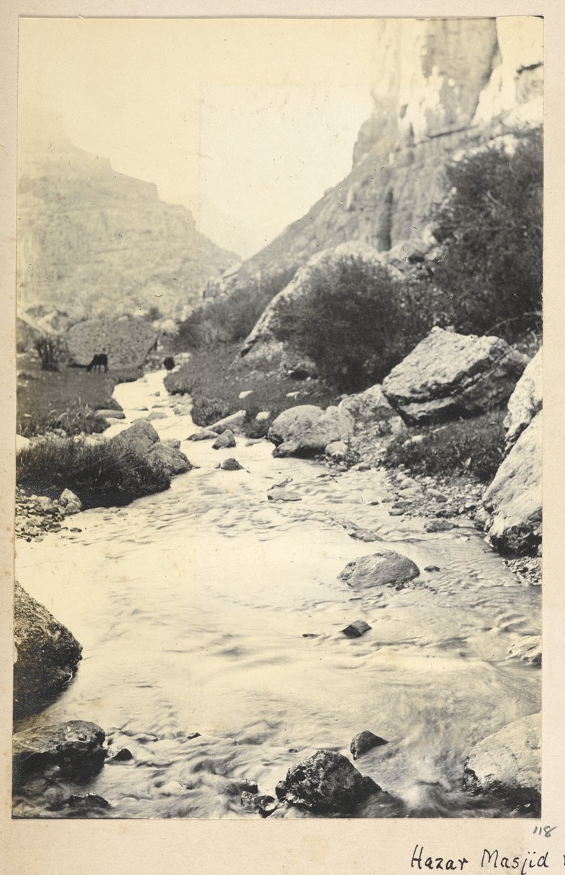 Razavi Khorasanin maakunta, Iran, n. 1908 (b/w kuva) tekijältä John Williams Watson