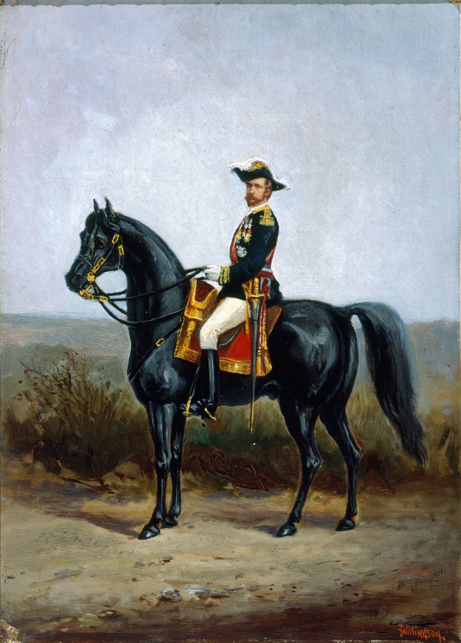 Kenraali Georges Boulangerin muotokuva 1837-1891, n. 1880. tekijältä John Williamson