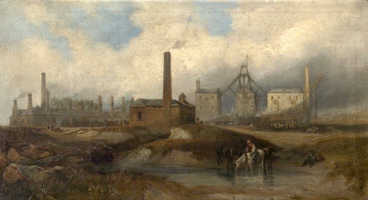 Industrial Scene, 1833 tekijältä John Wilson Carmichael