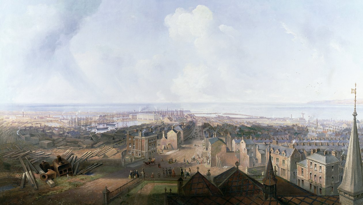 West Hartlepool vuonna 1859 tekijältä John Wilson Carmichael