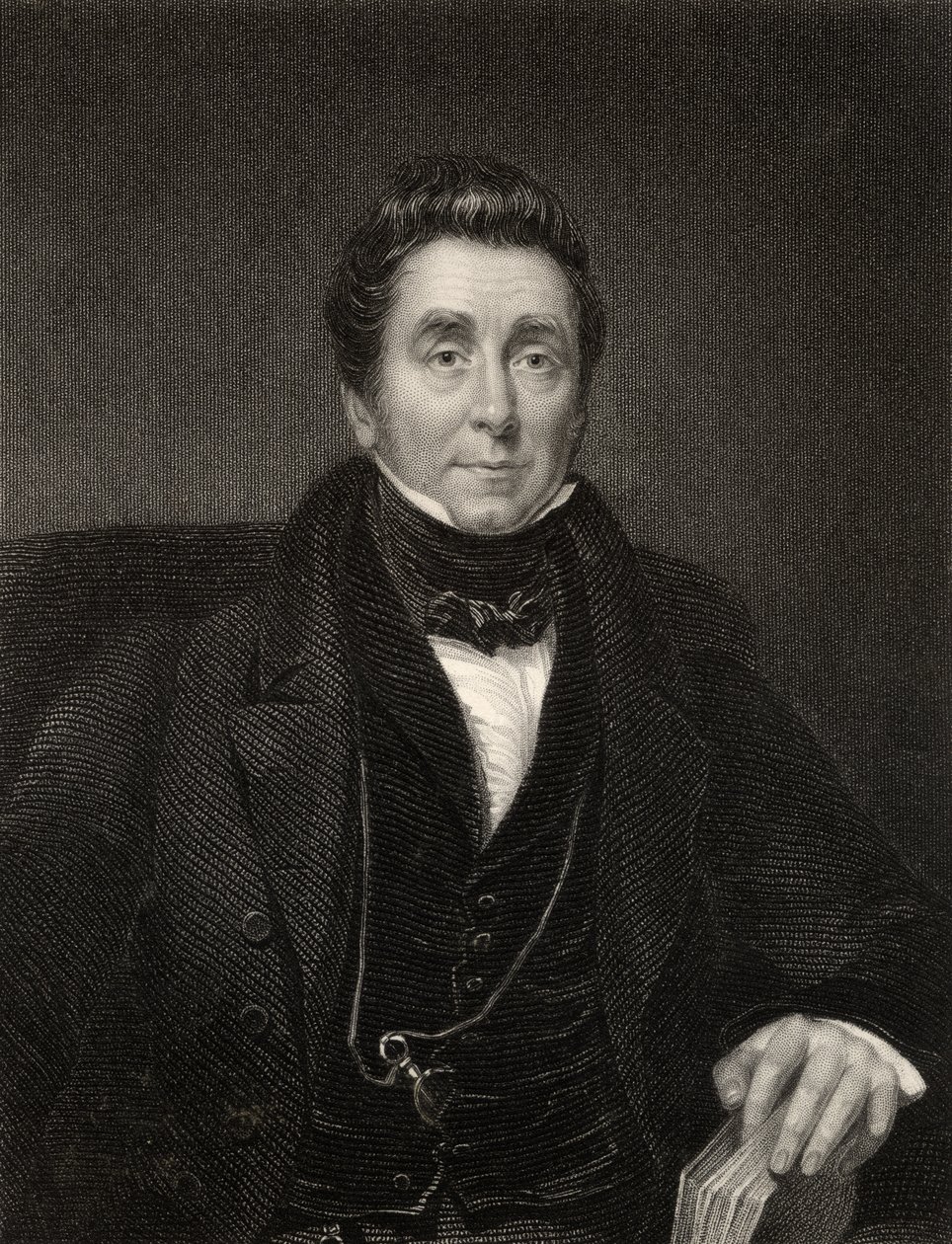 James Johnson, kaiverrettu W. Holl, "The National Portrait Gallery, Volume IV", julkaistu noin 1820 tekijältä John Wood