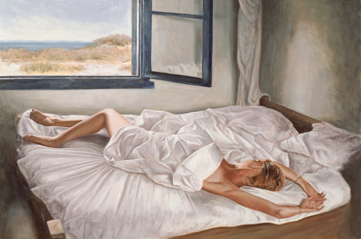 The Whispering Sea (öljy kankaalle) tekijältä John Worthington