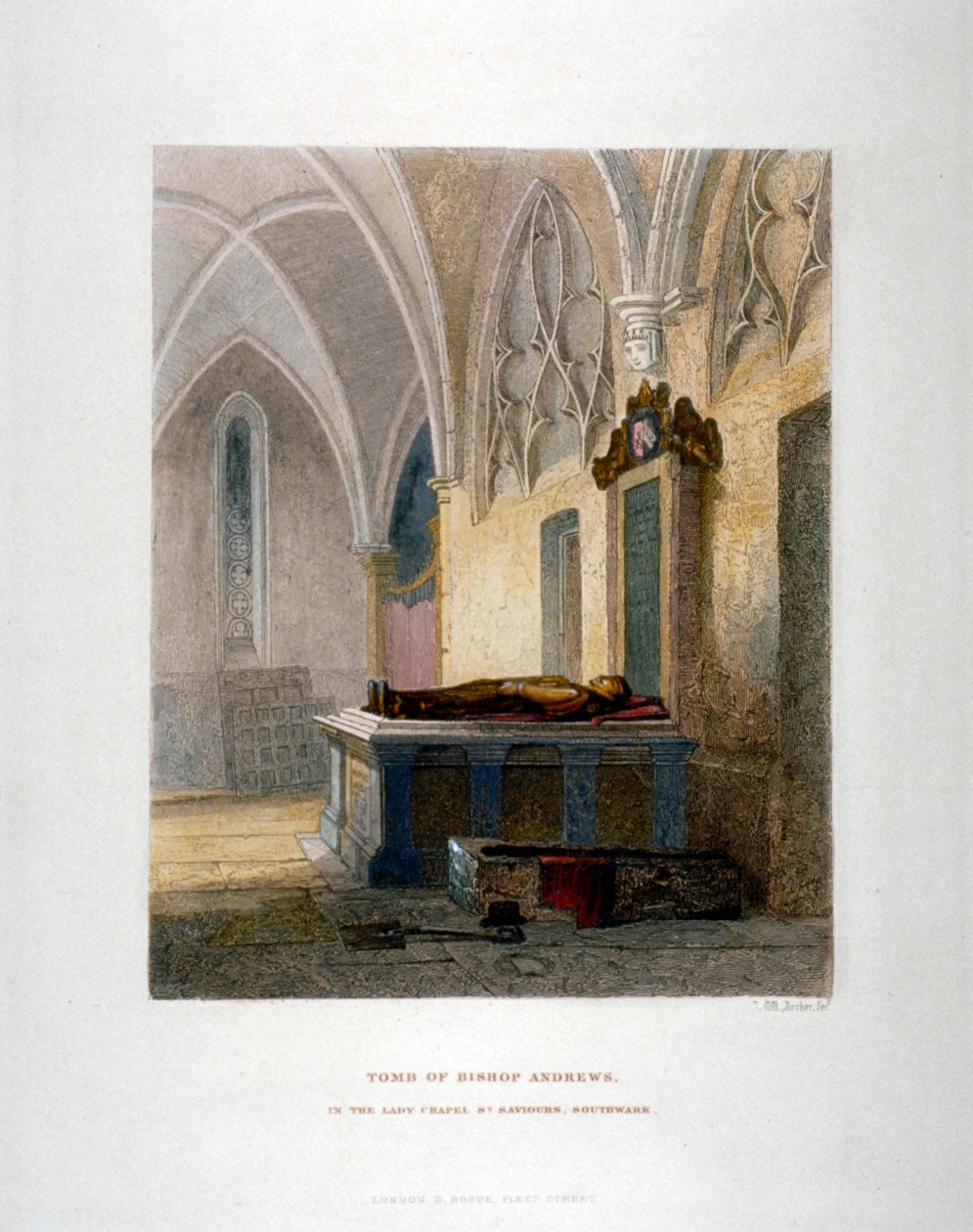 Lancelot Andrewsin hauta Lady Chapelissa, St Saviour