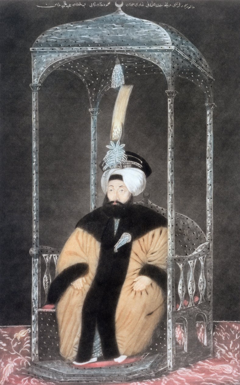 Mahmud II, ottomaanien keisari, 1808 tekijältä John Young