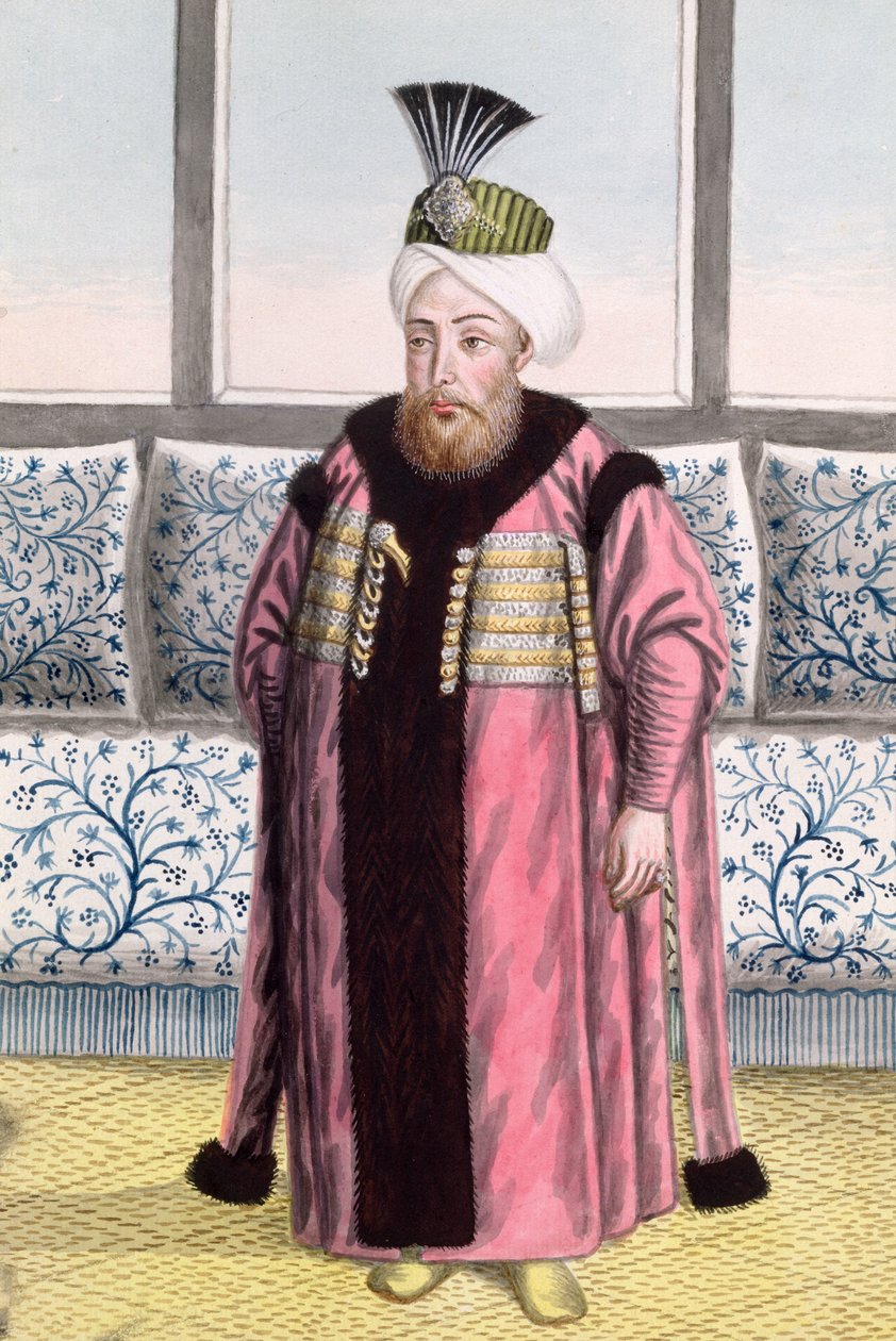 Mustafa II, ottomaanien keisari, 1808 tekijältä John Young