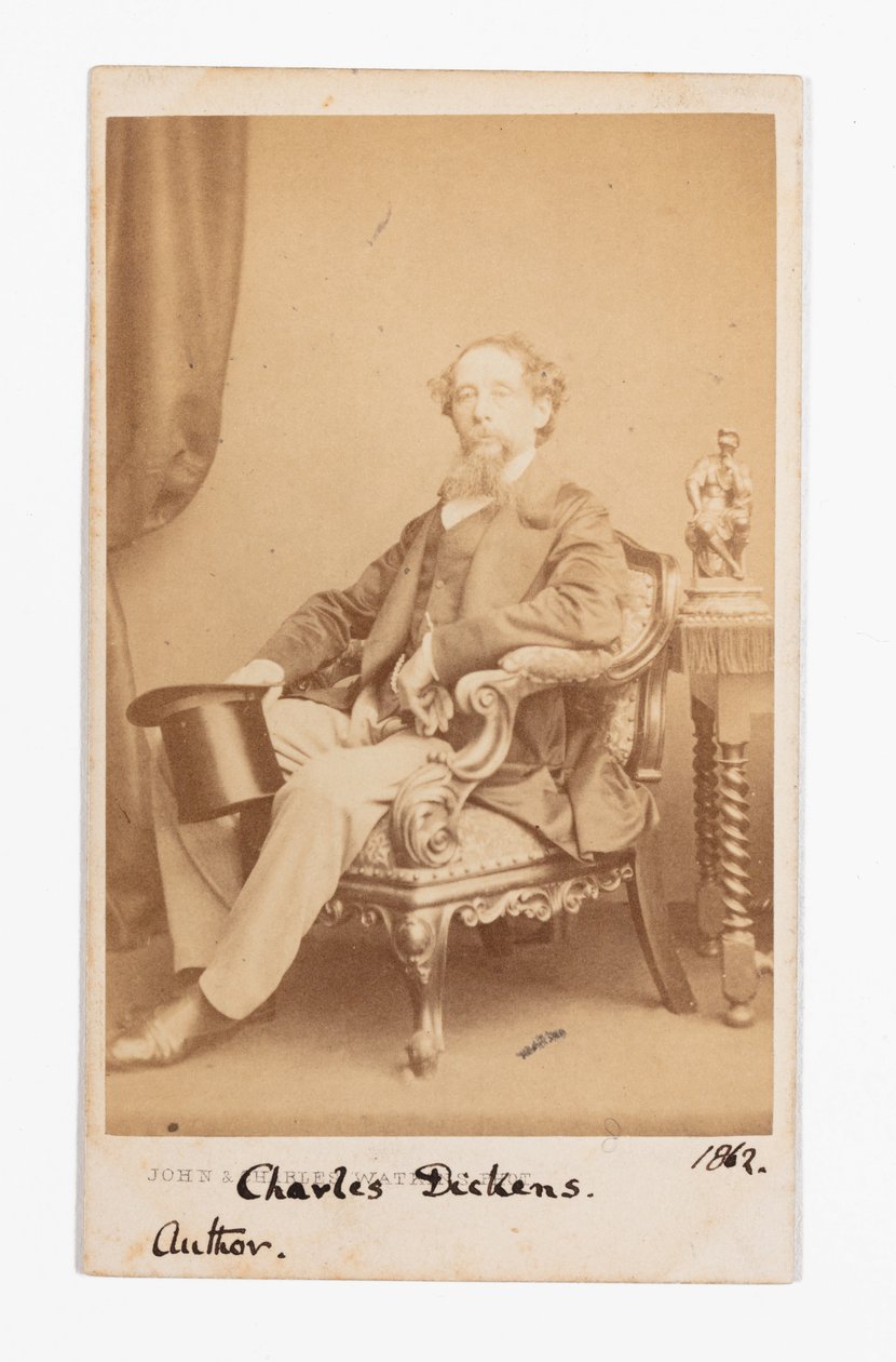 Charles Dickensin carte-de-visite tekijältä John and Charles Watkins