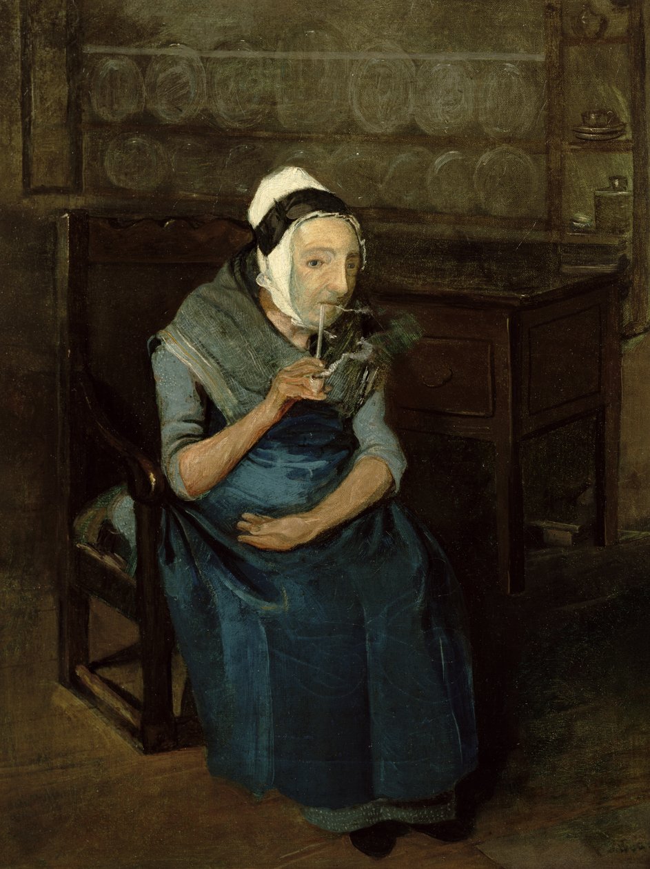 Palvelijan muotokuva Bramham Parkista, Yorkshiresta, n. 1822 (öljy kankaalle) tekijältä John of Hull Widdas