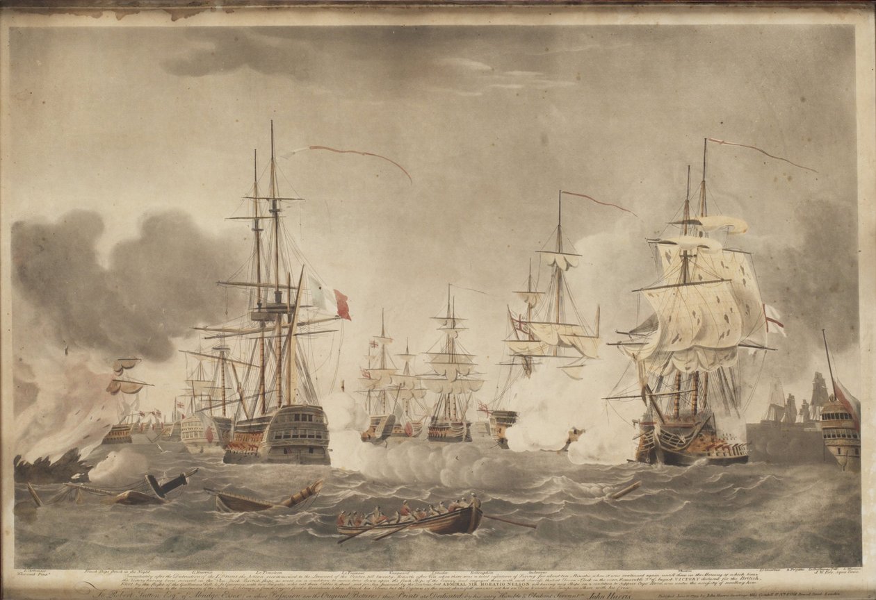 Niilin taistelu, n. 1800 tekijältä John william Edy