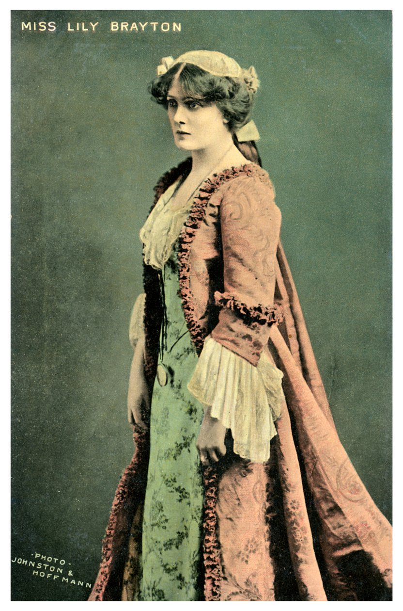 Lily Brayton, brittiläinen näyttelijä, 1900-1919. tekijältä Johnston and Hoffman
