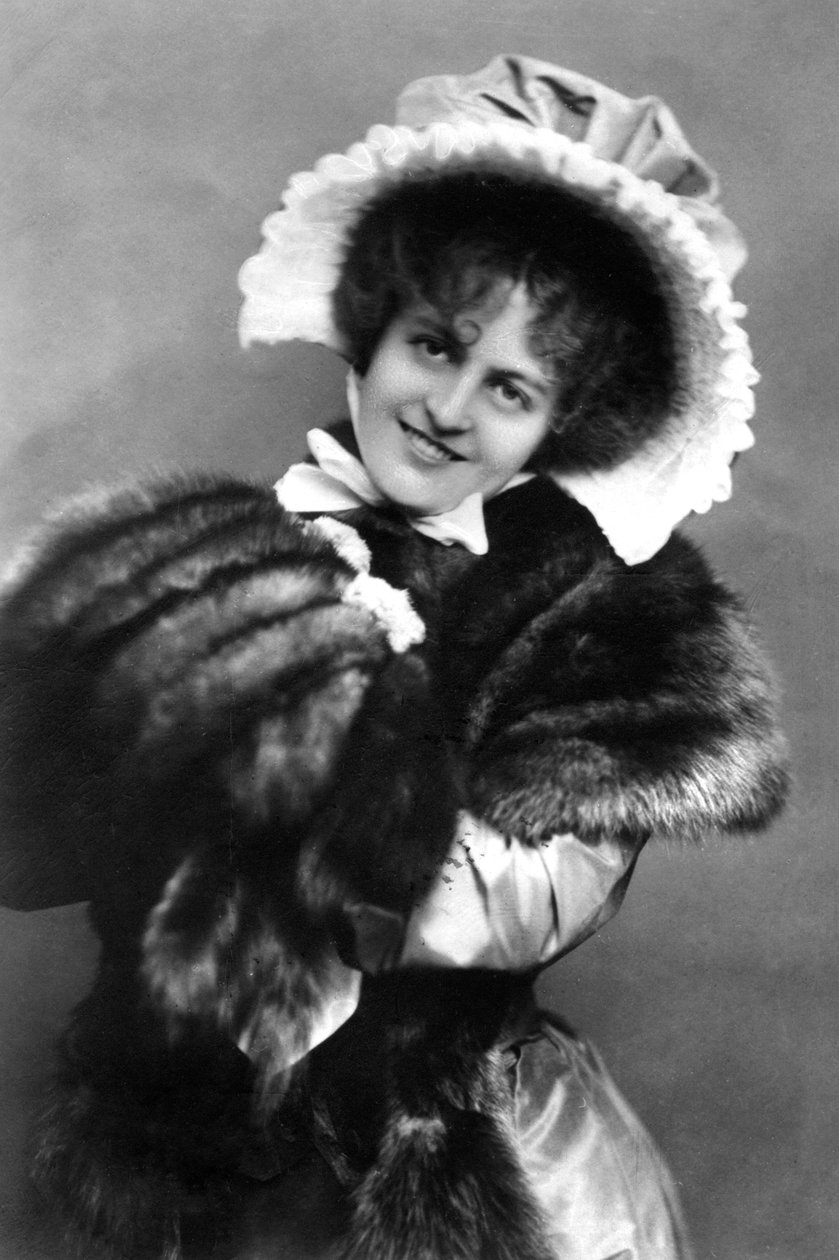 Marie Studholme 1875-1930, englantilainen näyttelijä, 1904. tekijältä Johnston and Hoffman