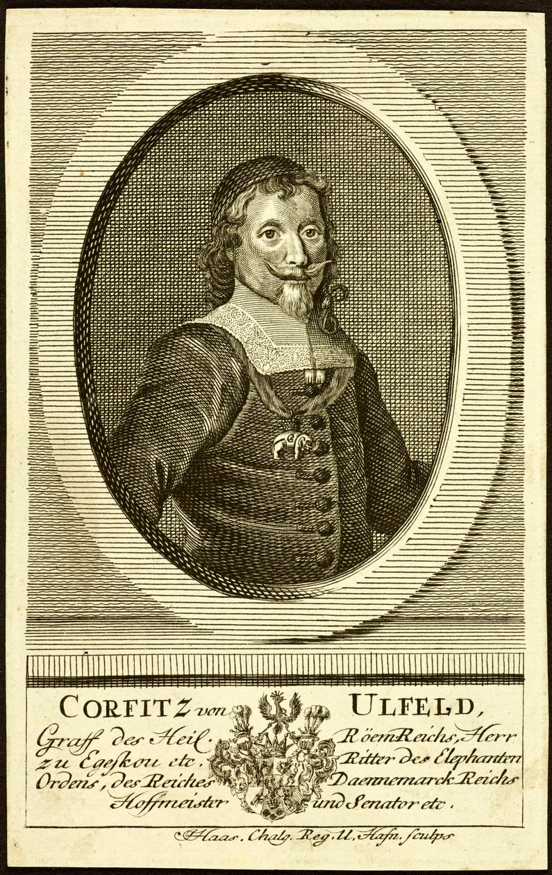 Corfitz Ulfeldtin muotokuva 1606-1664. tekijältä Jonas Haas