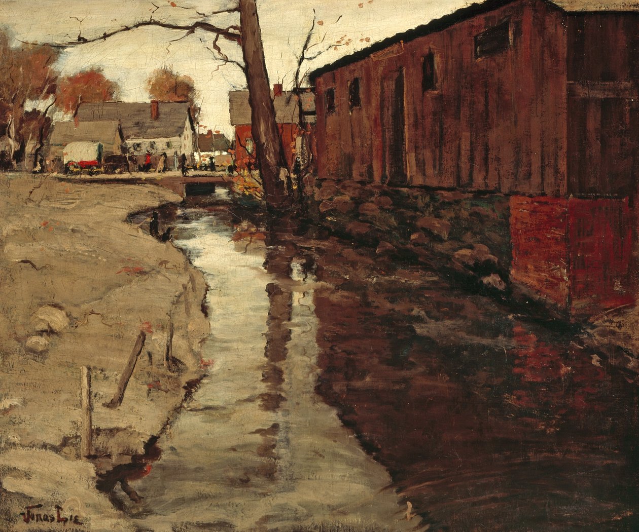 Mylly-juoksu, noin 1903 tekijältä Jonas Lie