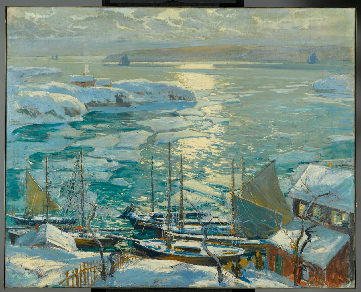 Vanhat laivat vetäytyvät jälleen kotiin, 1920 tekijältä Jonas Lie