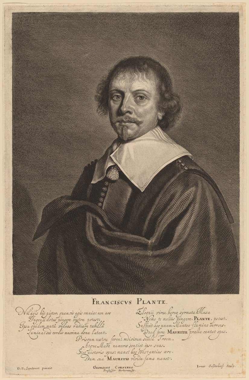 Francis Plante tekijältä Jonas Suyderhoff after Pieter Dircksz Santvoort