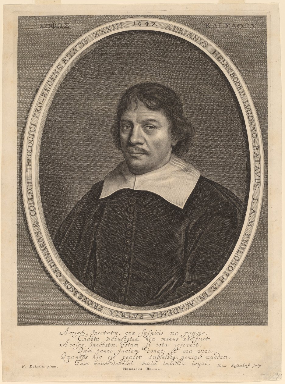 Adriaen Heerebord tekijältä Jonas Suyderhoff after Pieter Dubordieu