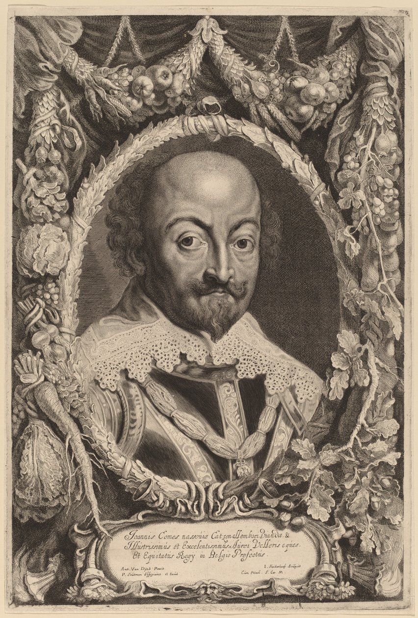 John, Nassaun kreivi tekijältä Jonas Suyderhoff after Sir Anthony van Dyck